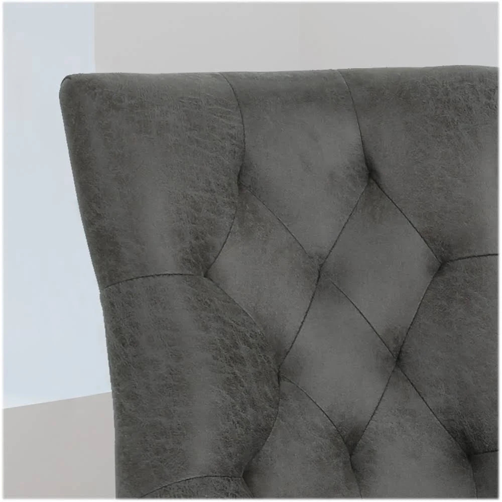 Slate Microfiber and Chrome Office Chair P957081