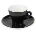 Black 3.5 oz Espresso Cup with Saucer D759737