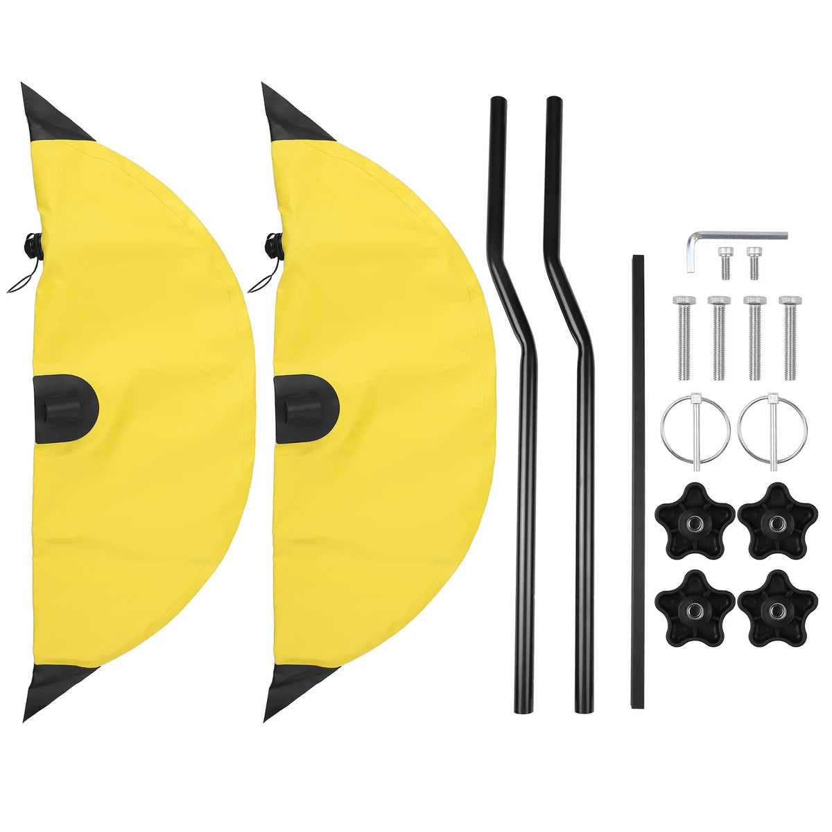 Kayak PVC Inflatable Outrigger Float Stabilizer System Kit I34780
