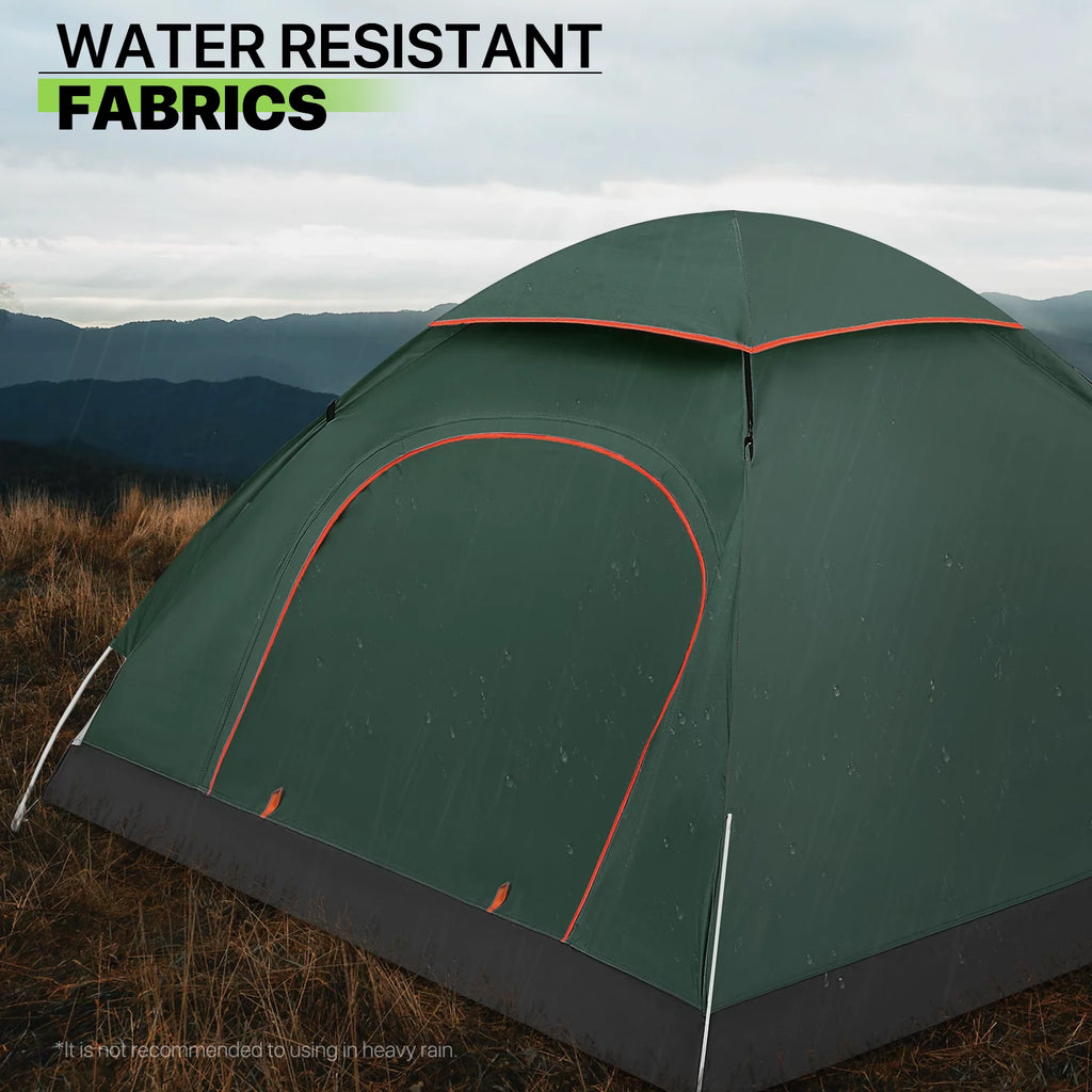Pop Up Camping Tent with Rain Fly and Carry Bag O45172