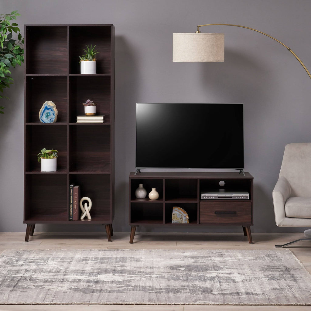 2 Piece TV Stand and Bookcase Set M454699