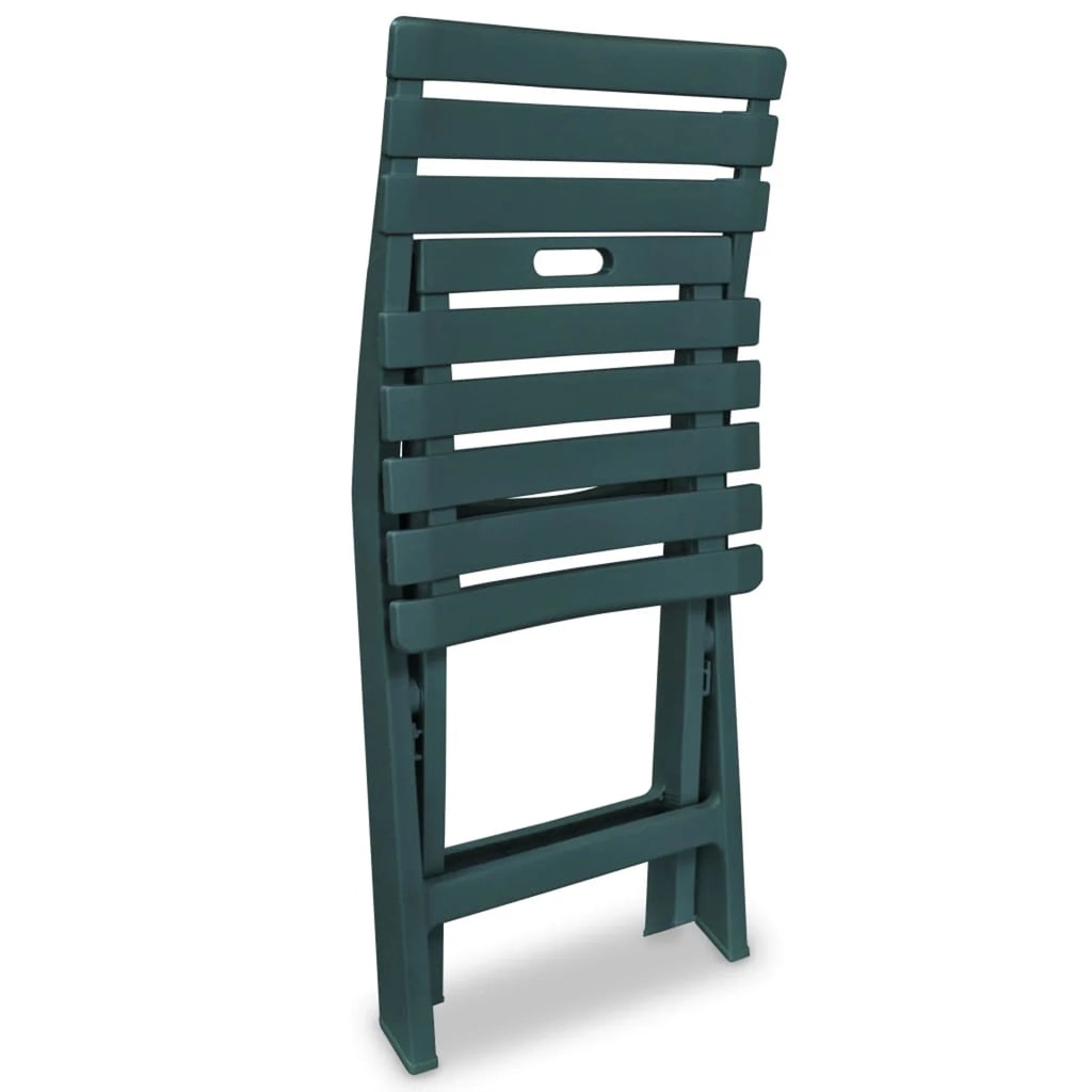 Green 3 Piece Folding Bistro Set F75081