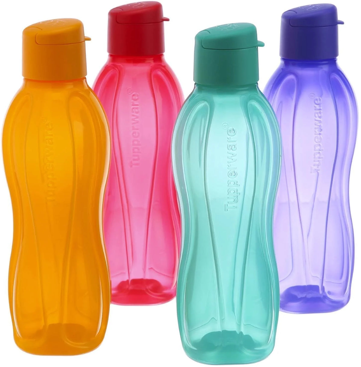 Eco Sports Water Bottle Flip Top 1 Ltr 4pcs C272297