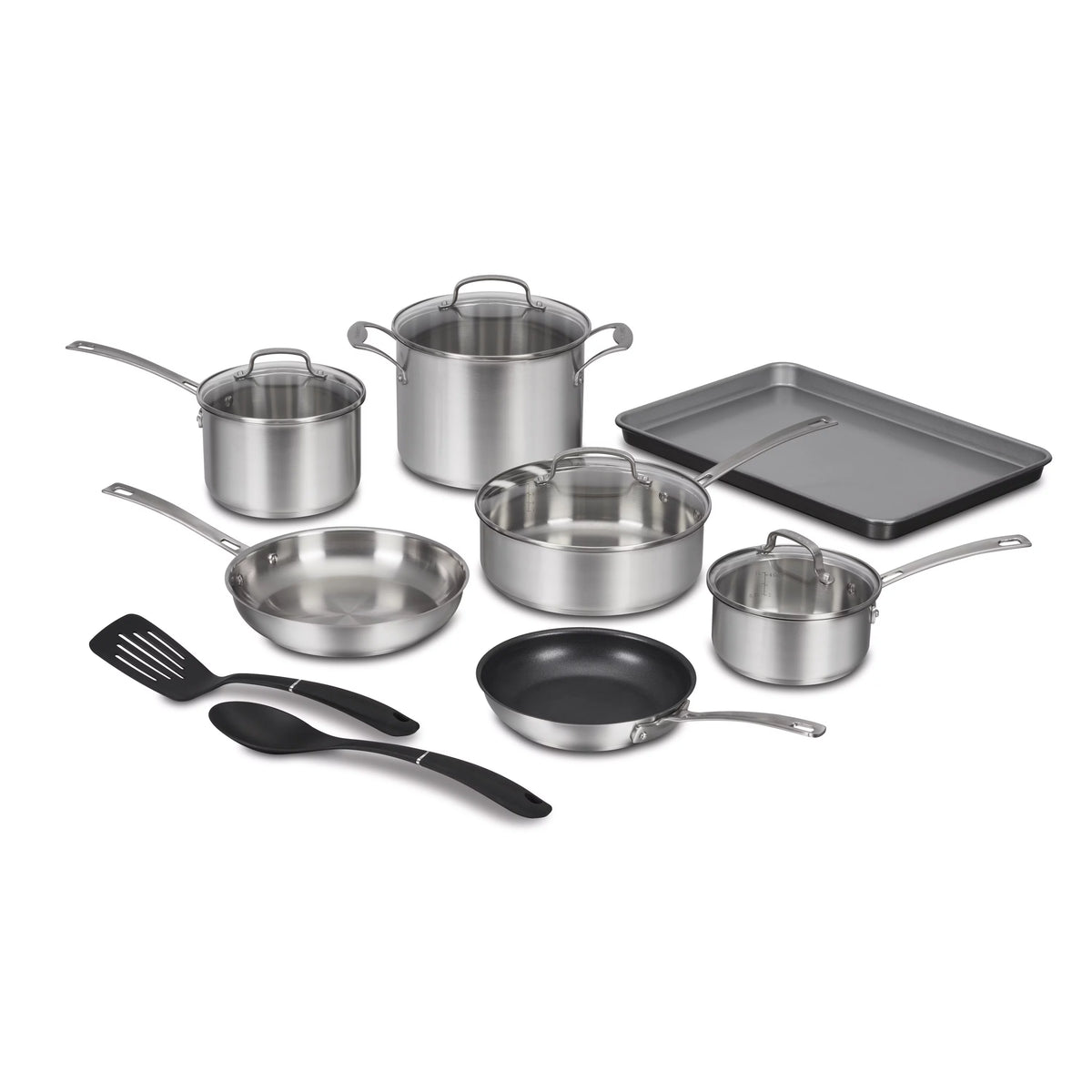 13-Piece Stainless-Steel Cookware Set P64465