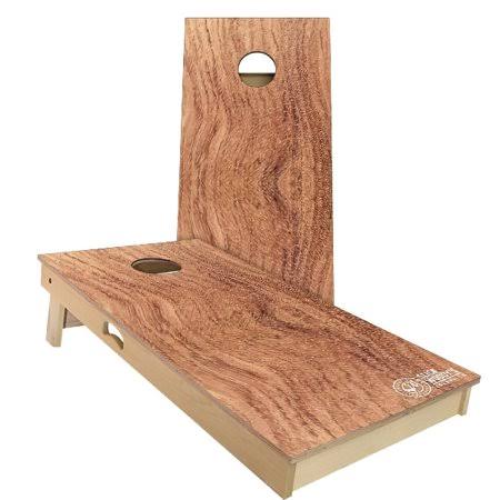 African Rosewood Cornhole Board Set, Tailgate 2x3 (24 x 36), Multicolor I14236