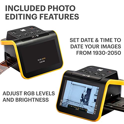 Film & Slide Scanner with 5" LCD Screen, 22MP JPEG Photos X2605