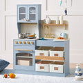 Wooden Toy Kitchen with Stove, Sink & Accessories G6345