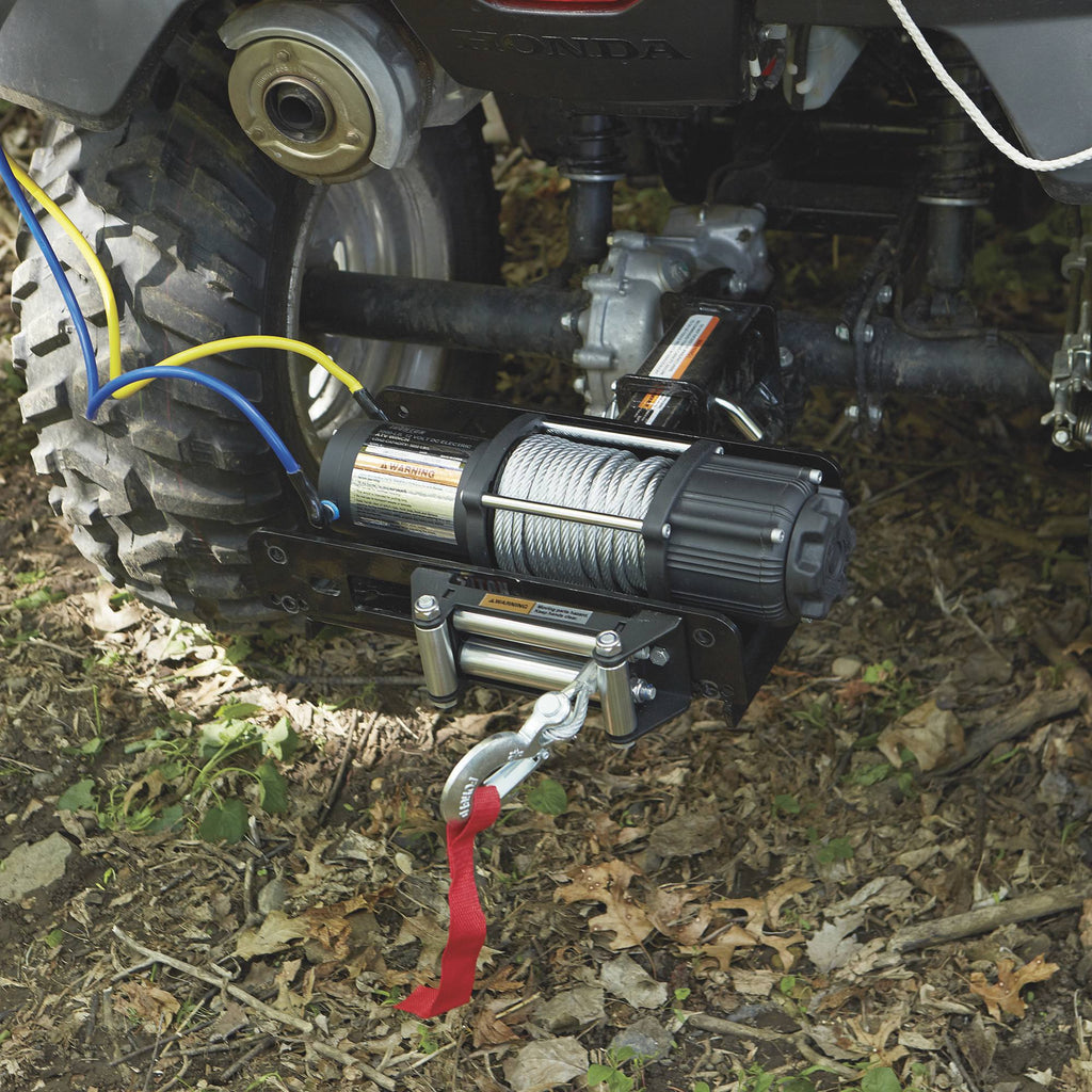 12 Volt DC Electric ATV Winch 5,000-lb. Capacity Steel Wire Rope Z328372