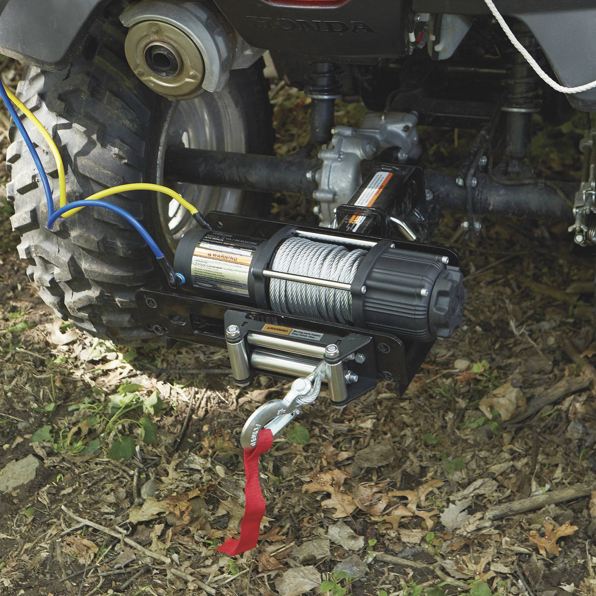 12 Volt DC Electric ATV Winch 5,000-lb. Capacity Steel Wire Rope Z328372