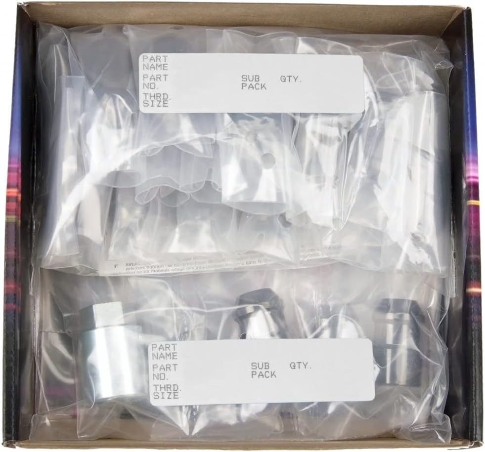 M12X1.5 Cone Seat Lug Nut Kit with Locks, Black Z929575