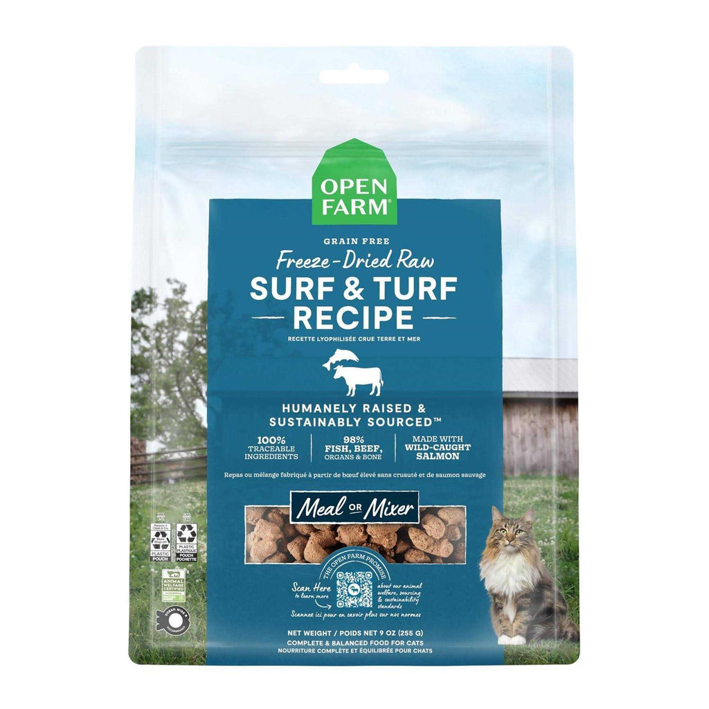 Wild-Caught Salmon & Cod Freeze Dried Raw Cat Food U798247