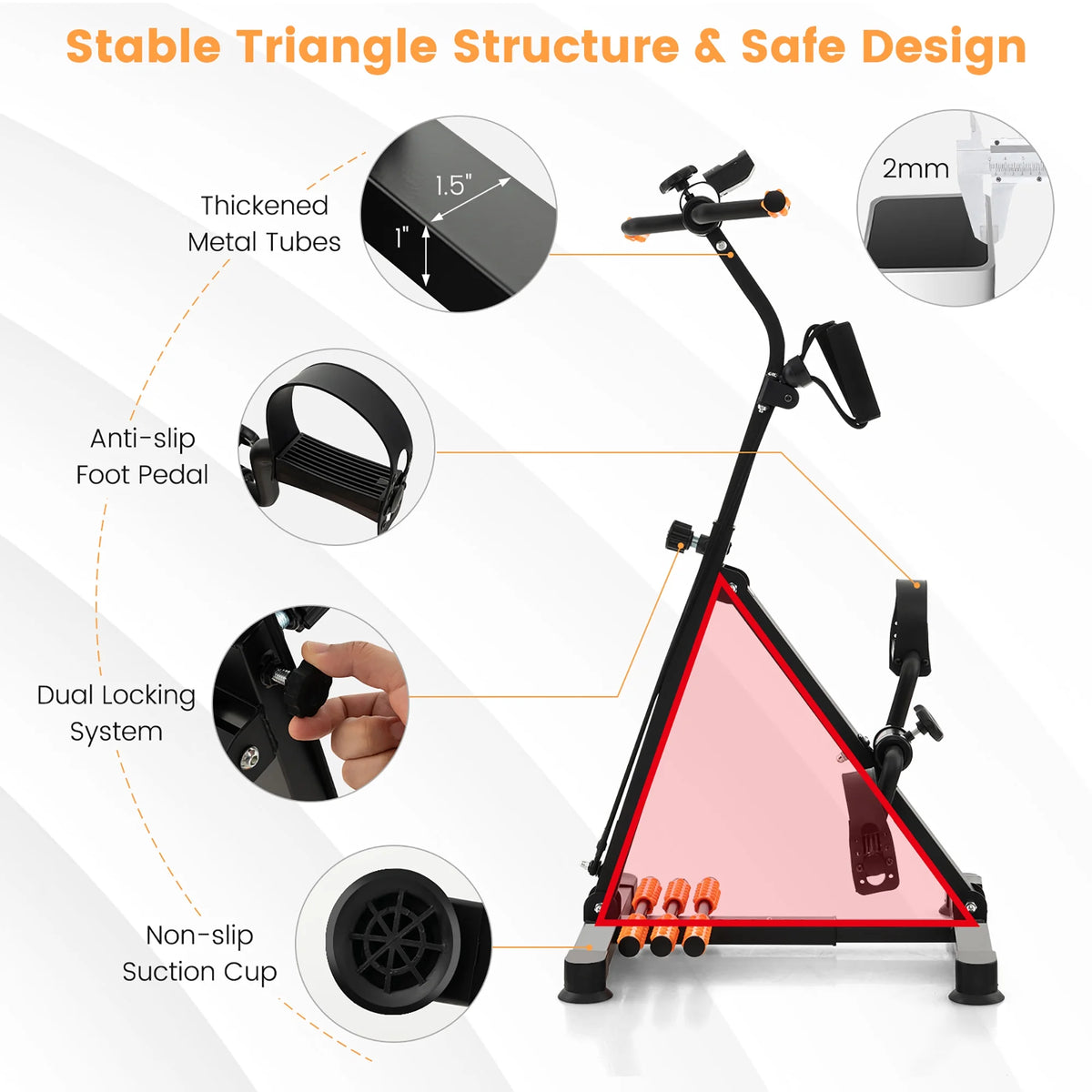 Adjustable Pedal Exercise Bike G628470
