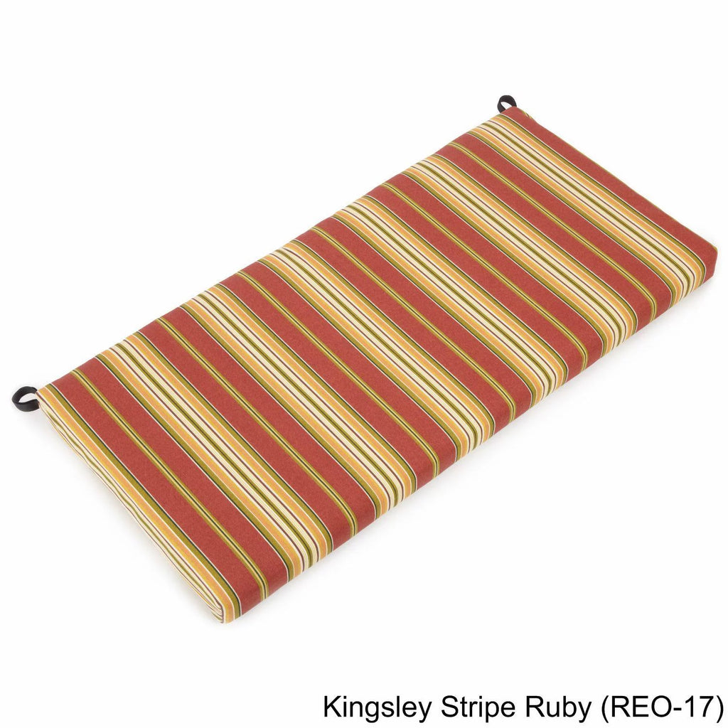 Patterned Outdoor Spun Polyester Loveseat Cushion I9014