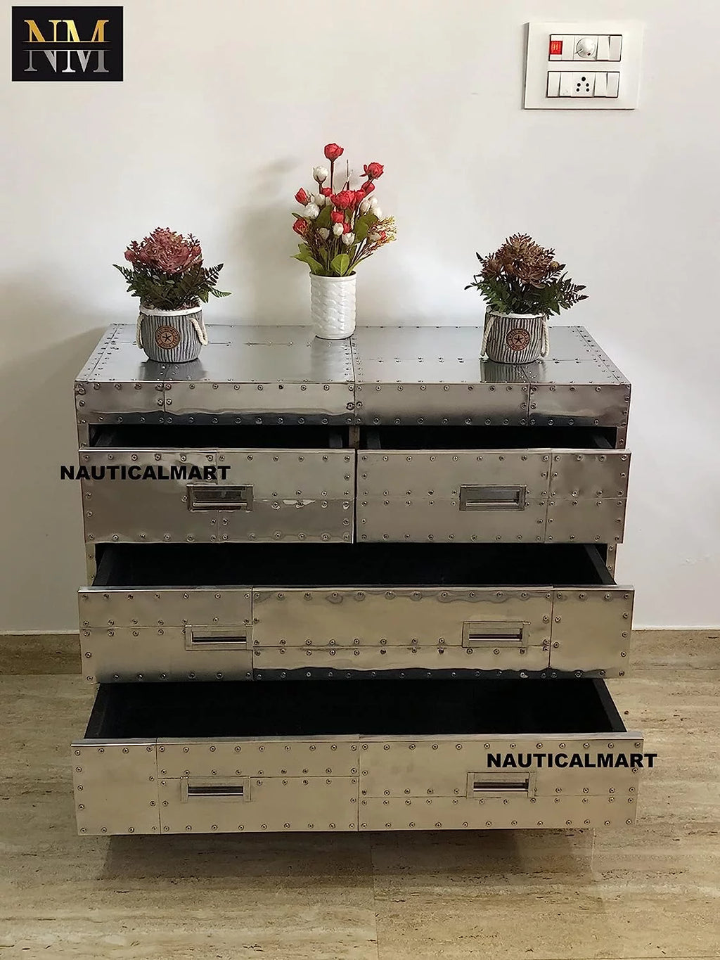 4 Drawer Aluminum Chest A116