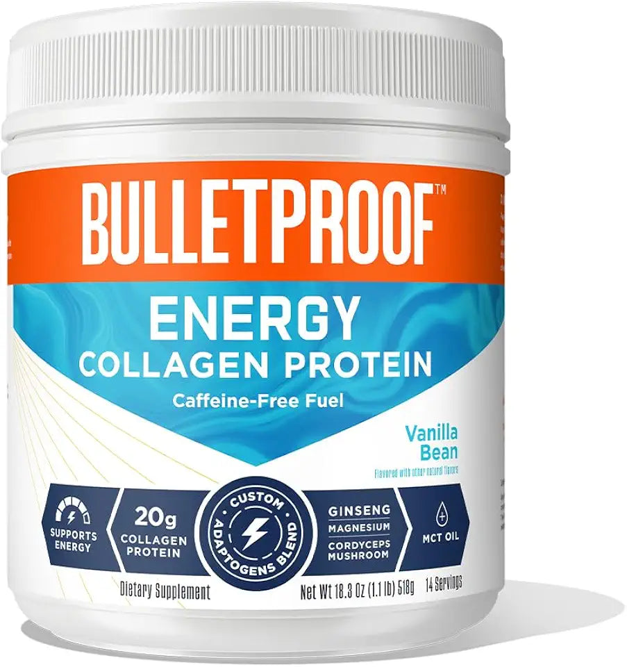 Vanilla Bean Collagen Protein Powder, 18.3 Ounces, Caffeine-Free Q228376