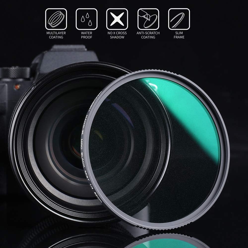 67mm Black Diffusion 1/4 Filter with Multi-Layer Coatings for Camera Lens C565