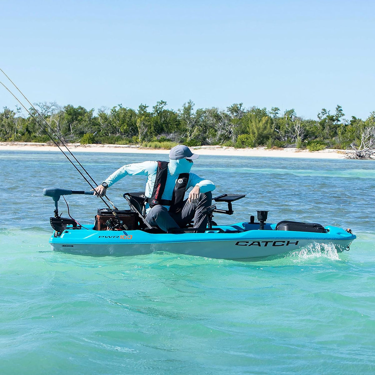 Forest Green Magnetic Grey 10 ft Sit-on-Top Fishing Kayak M9217