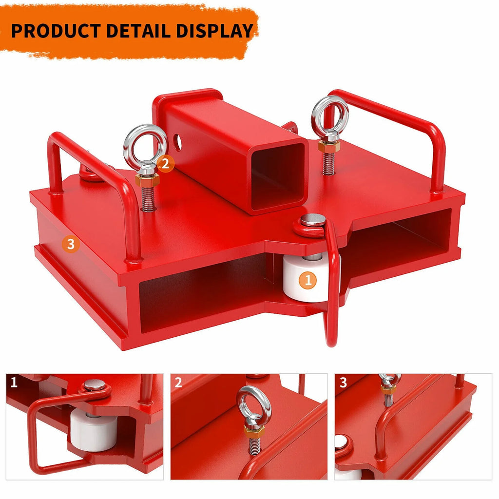 2'' Forklift Trailer Hitch Receiver Tow Hitch Y3056