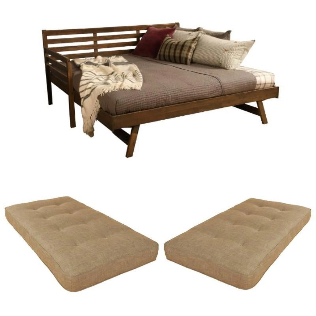 3-Piece Set with 2 Fabric Daybed Mattresses and Daybed K5374