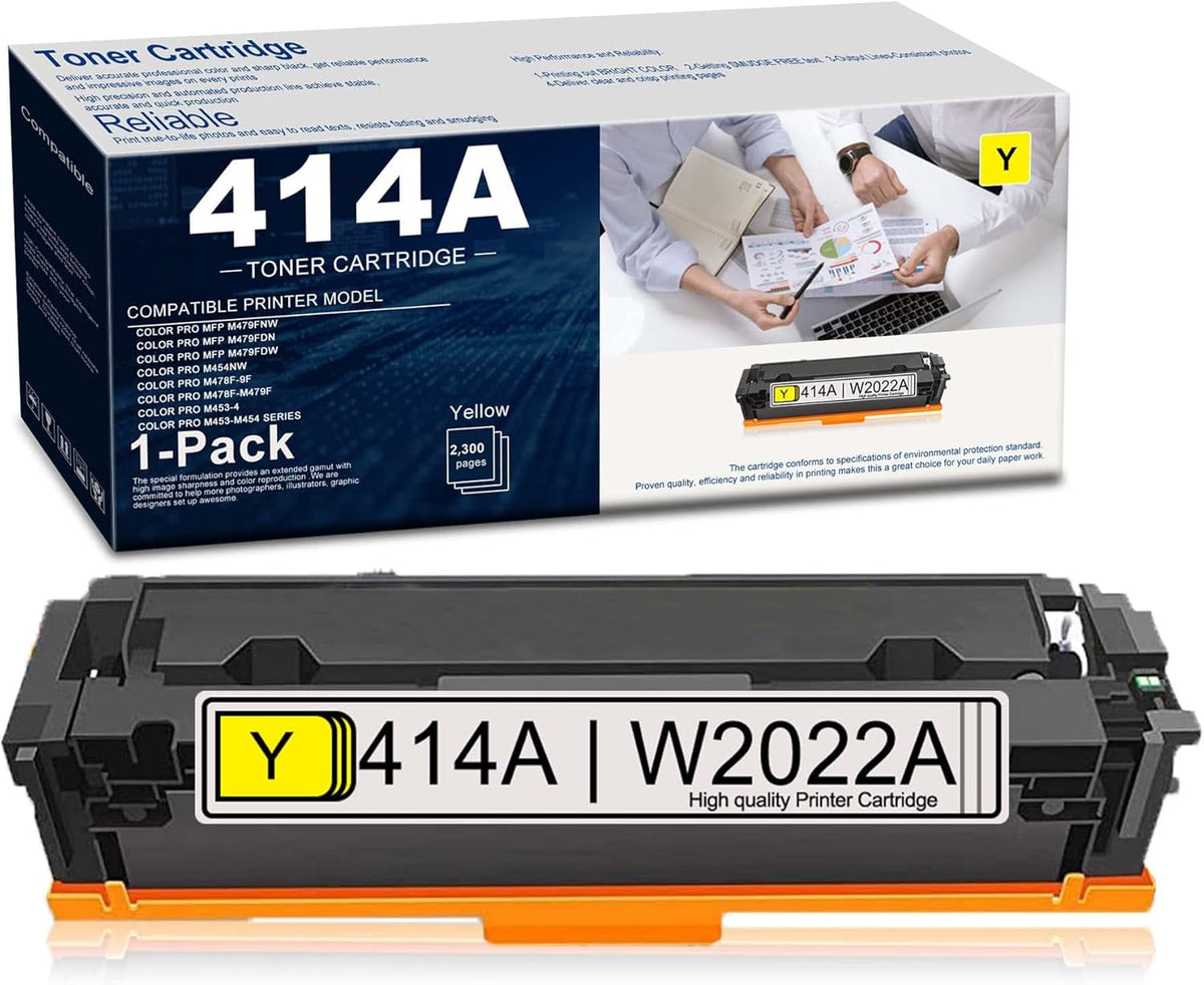 414A Compatible Toner Cartridge for HP Color Pro MFP M479fdw M454dn M454dw M454nw M453-M454 Series Printer D696086