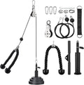 Fitness Pulley System with Tricep Rope, LAT Pull Down Bar P62535