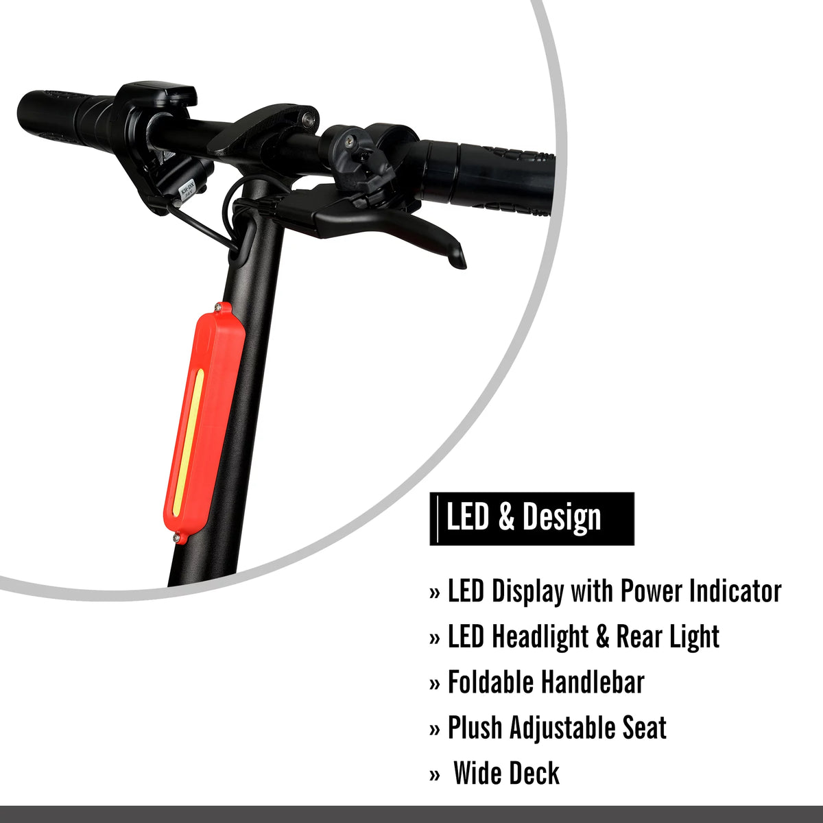 36V 250W Seated Electric Scooter with Basket T355147