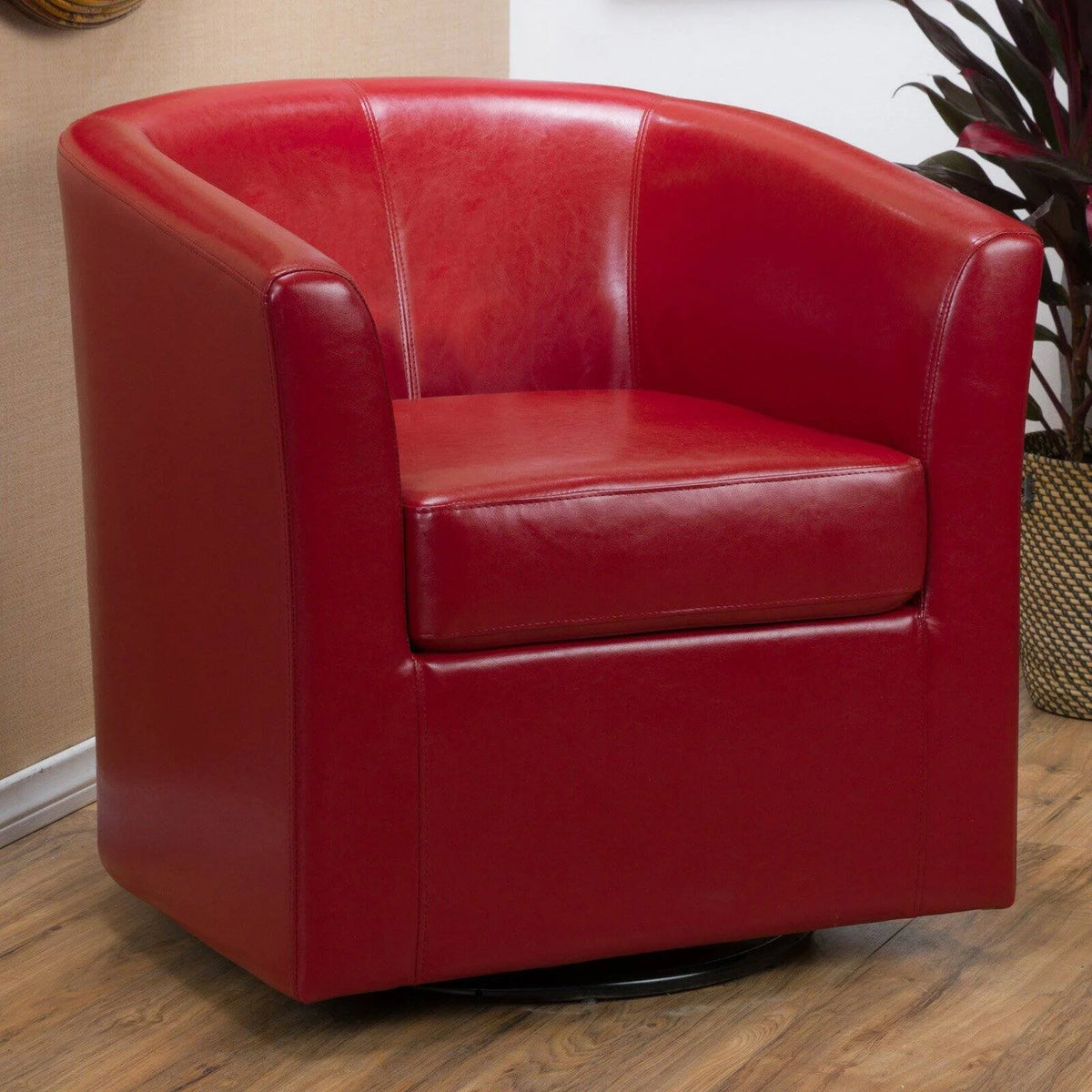 Barrel Club Chair with Swivel Seat F9767