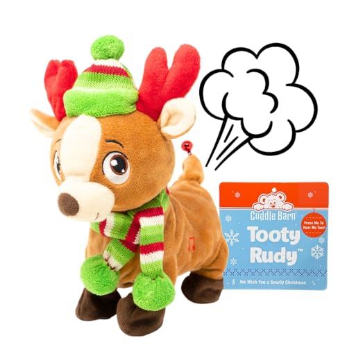 Farting Reindeer Toy Christmas Plush 10 Inches M3431