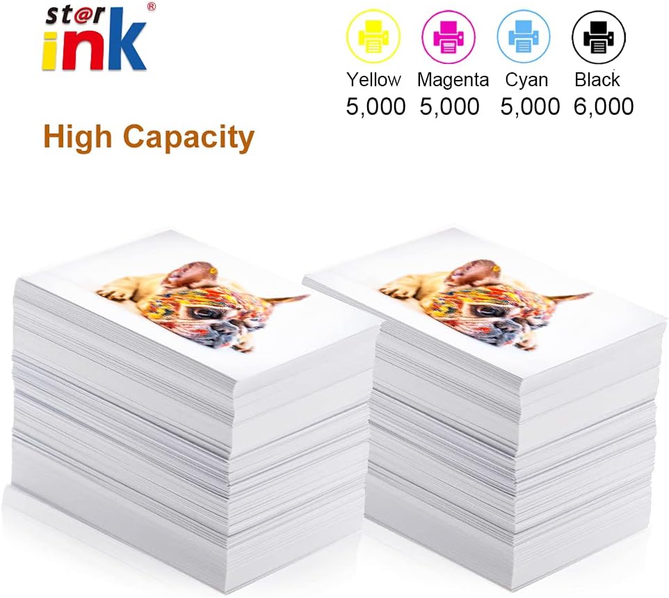 4 Packs Ink Cartridge for Brother Printer H651157