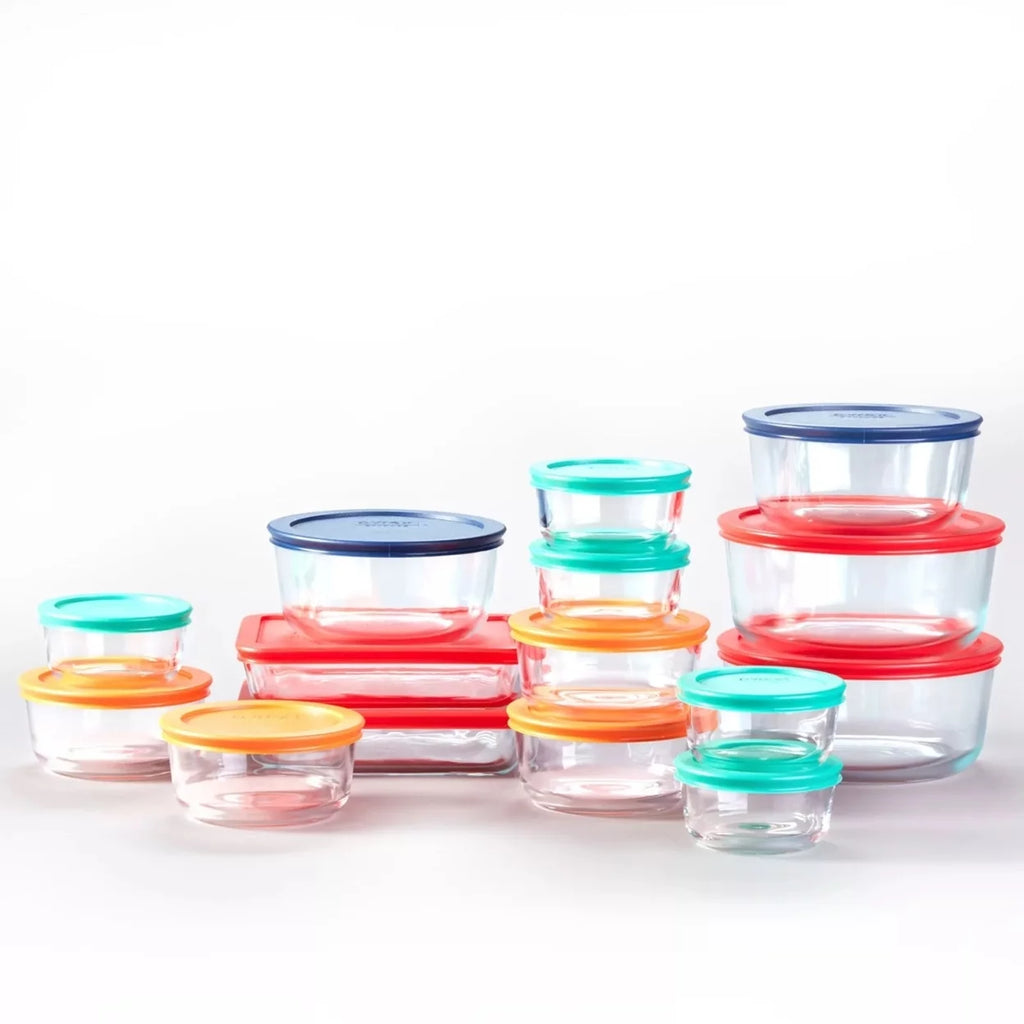 30-Piece Glass Food Storage Containers J293