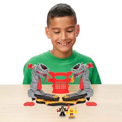Ninja Star Battle Arena with 2 Exclusive Warriors, Weapons Rack, 6 Ninja Star Discs C386743