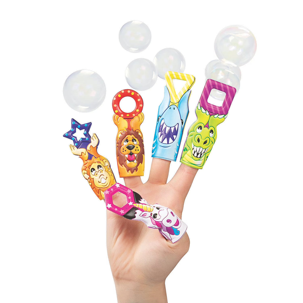 10 Pieces Bubble Wand Finger Puppets H273323
