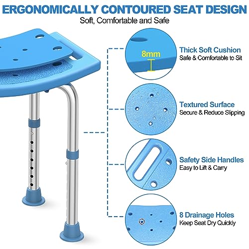 Stainless Steel Adjustable Shower Stool B706