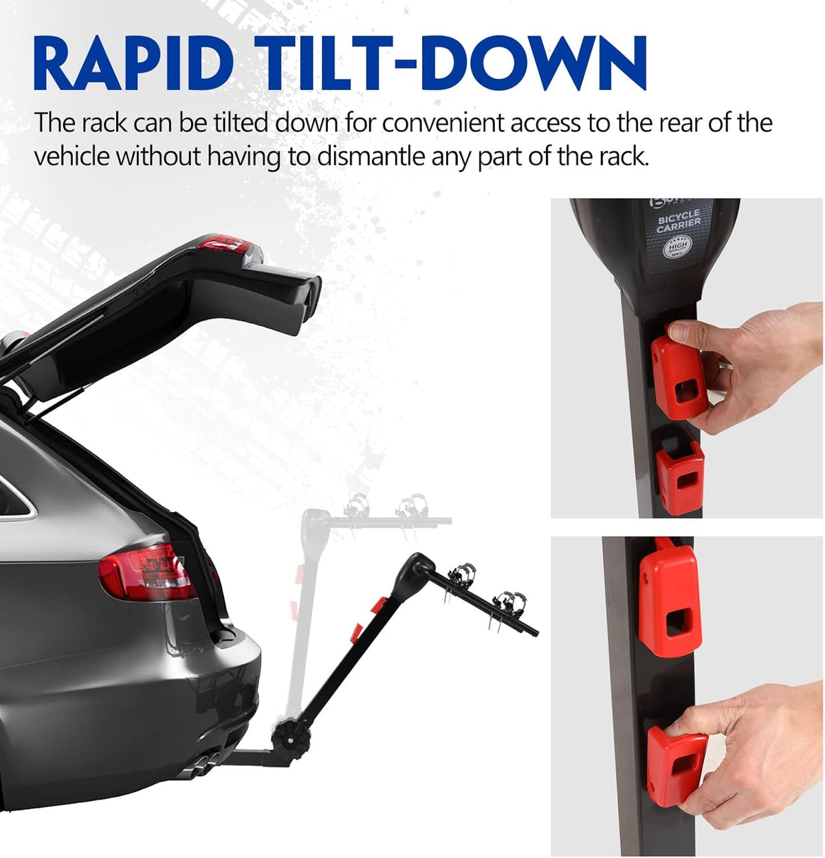 2-Bike Hitch Mount Carrier Rack F2254