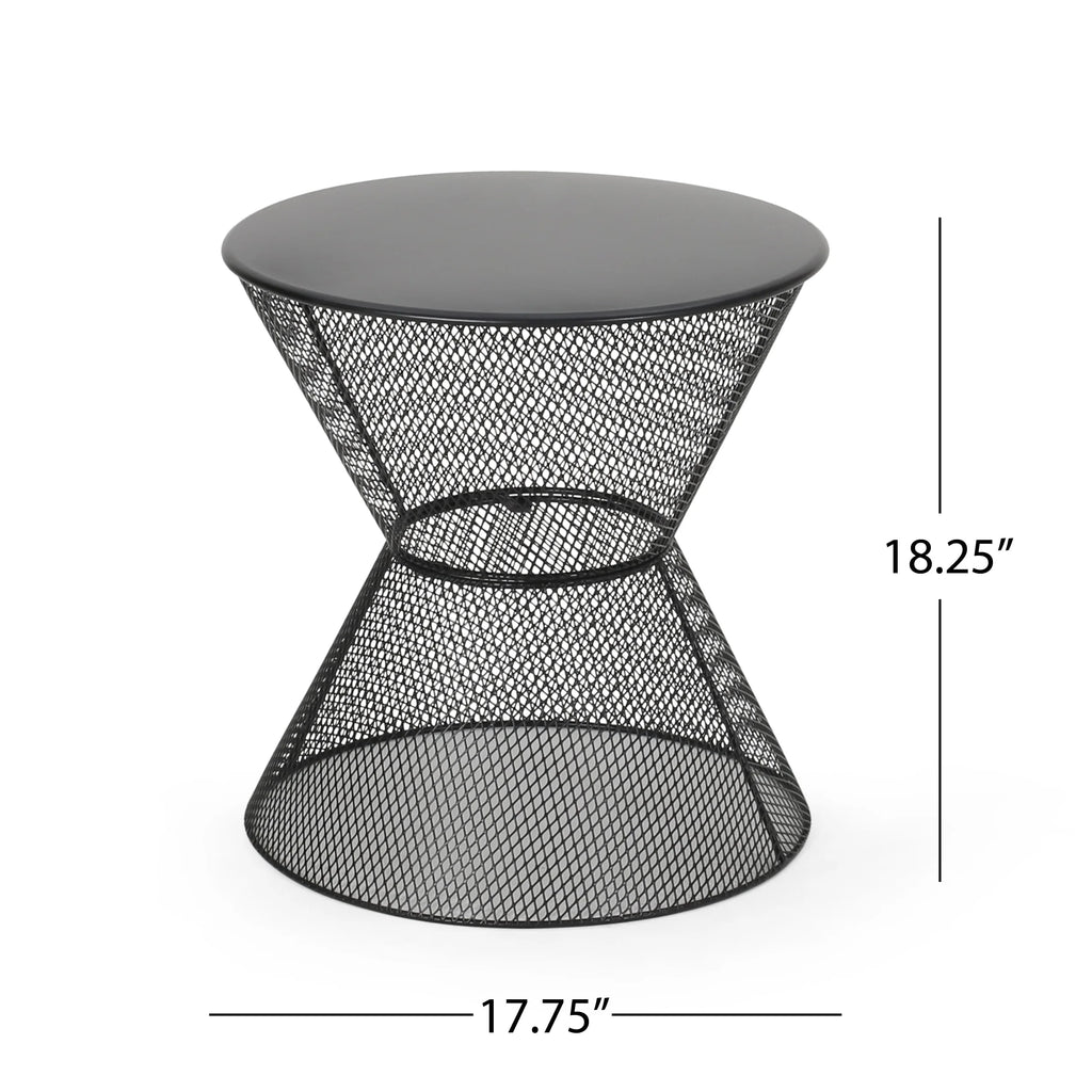 Modern Outdoor Side Table Navy Blue T9433