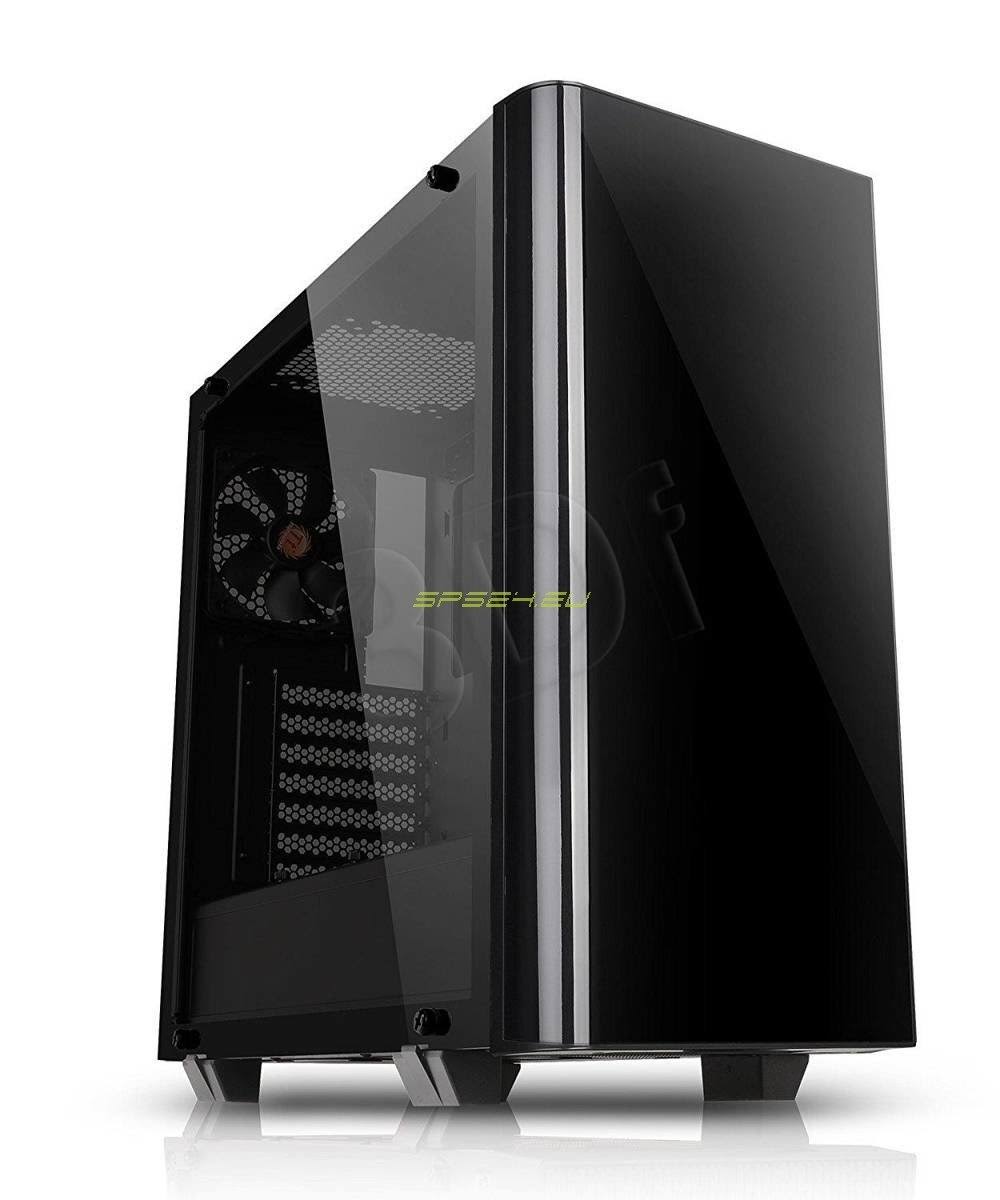 Black Midi-Tower Tempered Glass Edition E265133