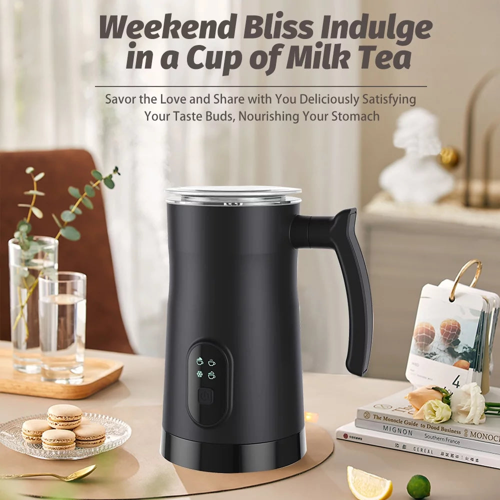 Electric Milk Frother and Steamer 4 in 1 400W 350ml Y601