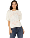 Rhinestone Graphic Tee White Medium J83641