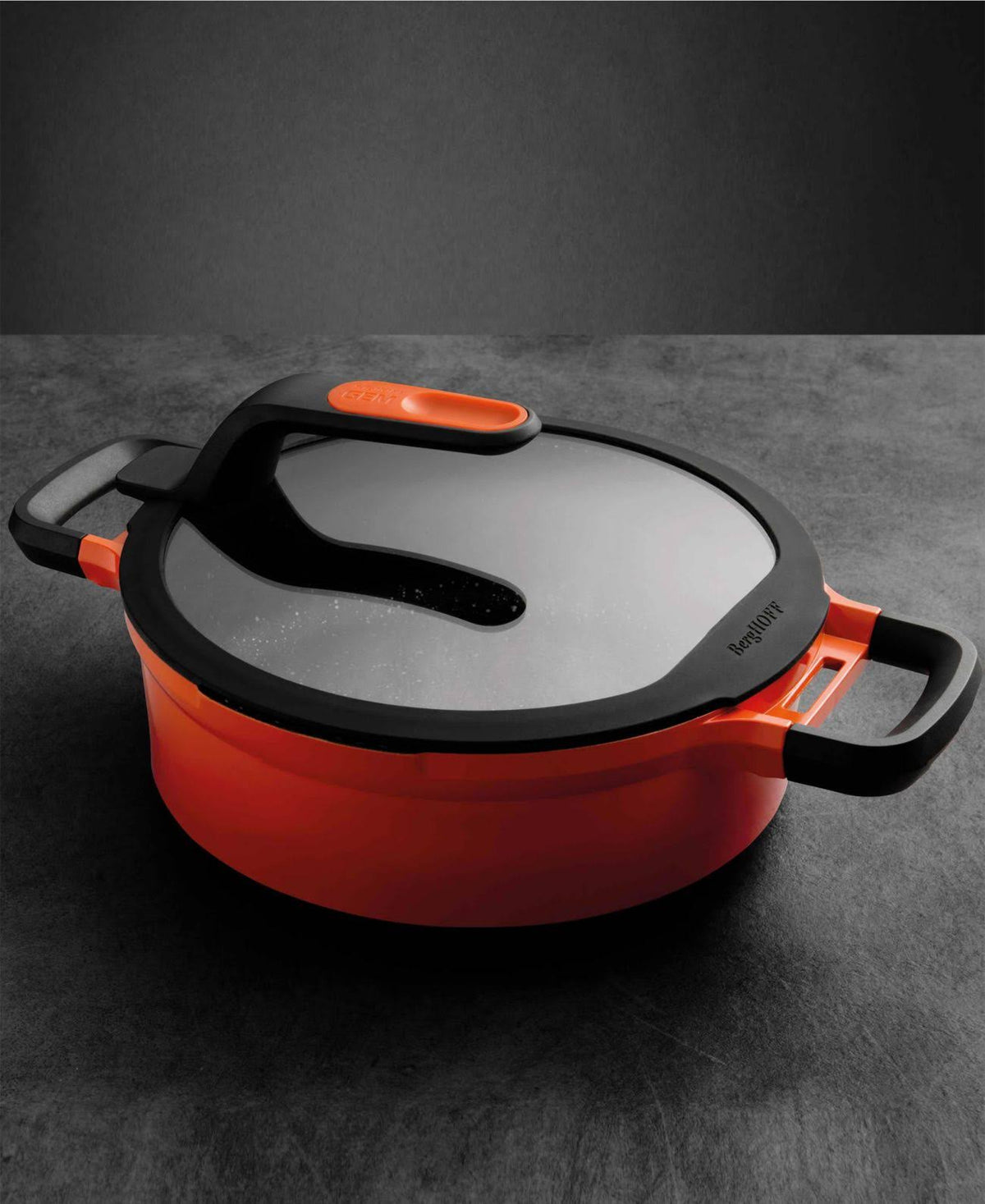 Cast Aluminum Non-Stick Covered Two-Handle Saute Pan Z513