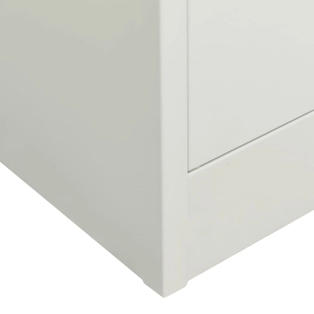 Light Gray File Storage Cabinet with 3 Adjustable Shelves S526976