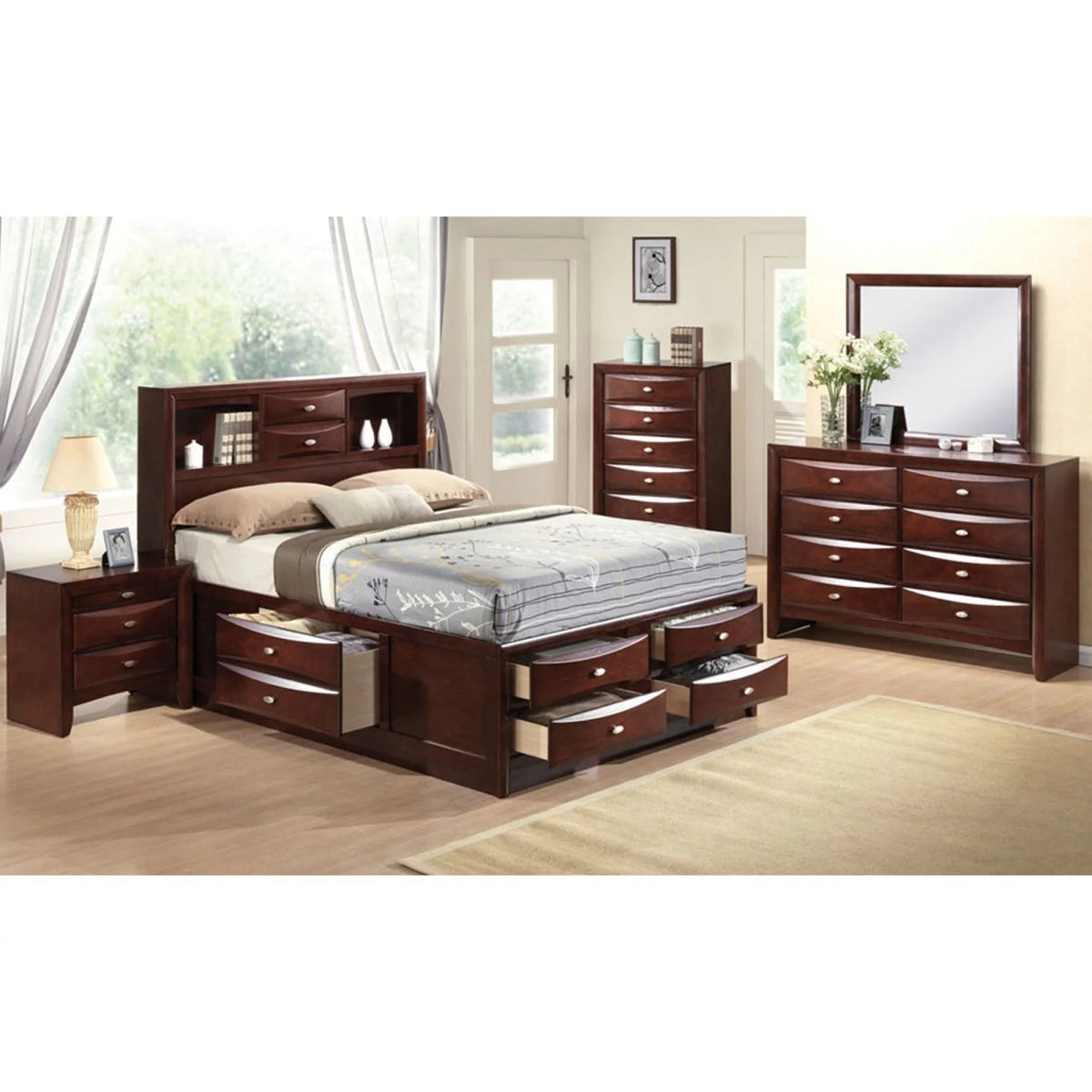 Full Storage Bed Q31040