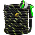25 FT Non-Expandable Heavy-Duty Water Hose with 10-Function Nozzle W573261