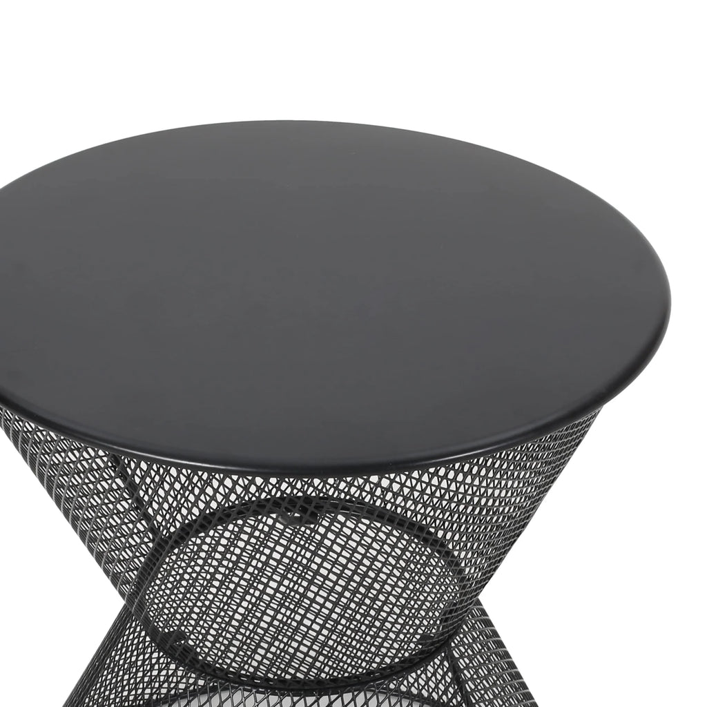 Modern Outdoor Side Table Navy Blue T9433