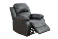 Black Reclining Sofa Set with Recliner Chair N98023