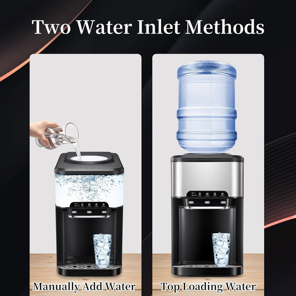 3 in 1 Top Loading Water Cooler Dispenser with Ice Maker S875517