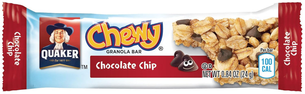 50 Count Variety Box of Chips, Snacks, and Chewy Bars P826402