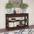 Bing Cherry Console Table with Drawers and Shelves R585