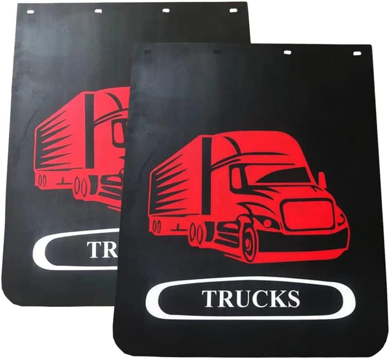 2pcs Heavy Duty Rubber Mud Flaps 24"x30" for Trailer Truck Semi-Truck T548117