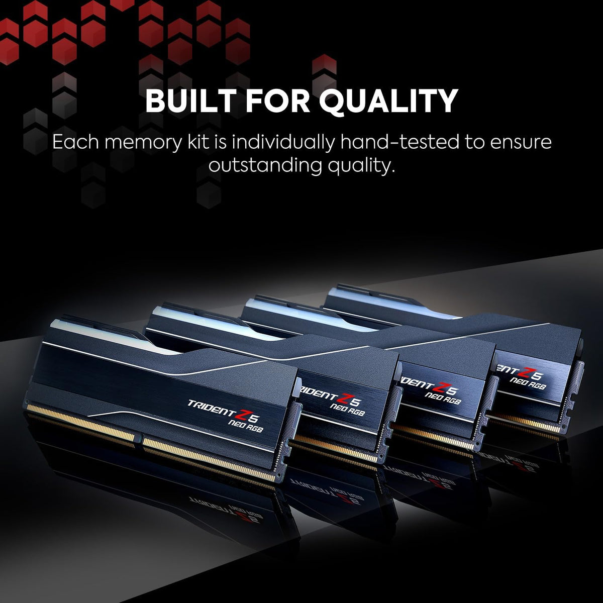 32GB (2x16GB) DDR5 RAM 6000MT/s CL36-36-36-96 Matte Black Desktop Computer Memory H612