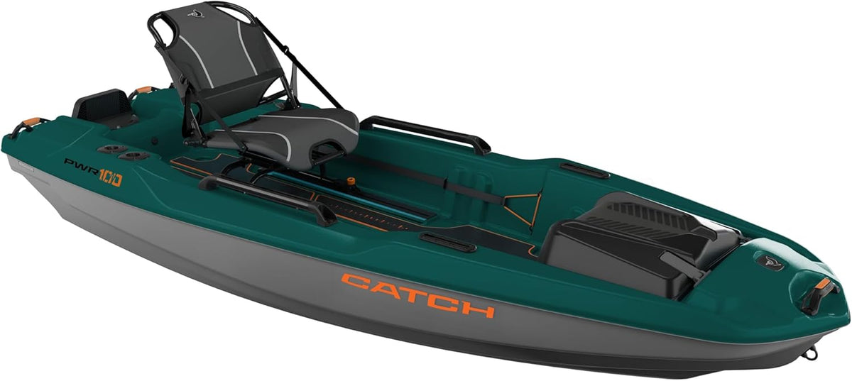 Forest Green Magnetic Grey 10 ft Sit-on-Top Fishing Kayak M9217